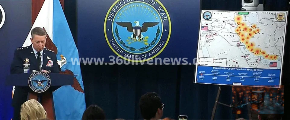 Breaking News: General Dan Caine provided the first comprehensive operational update since the launch of "Operation Epic Fury"