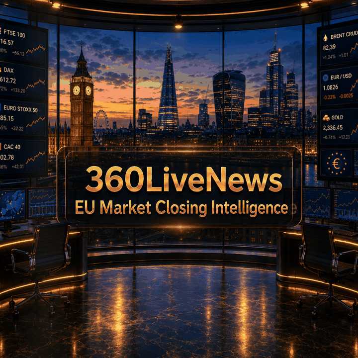 Europe closes lower as metals, oil and crypto slide, while dollar strength weighs on FX and equities