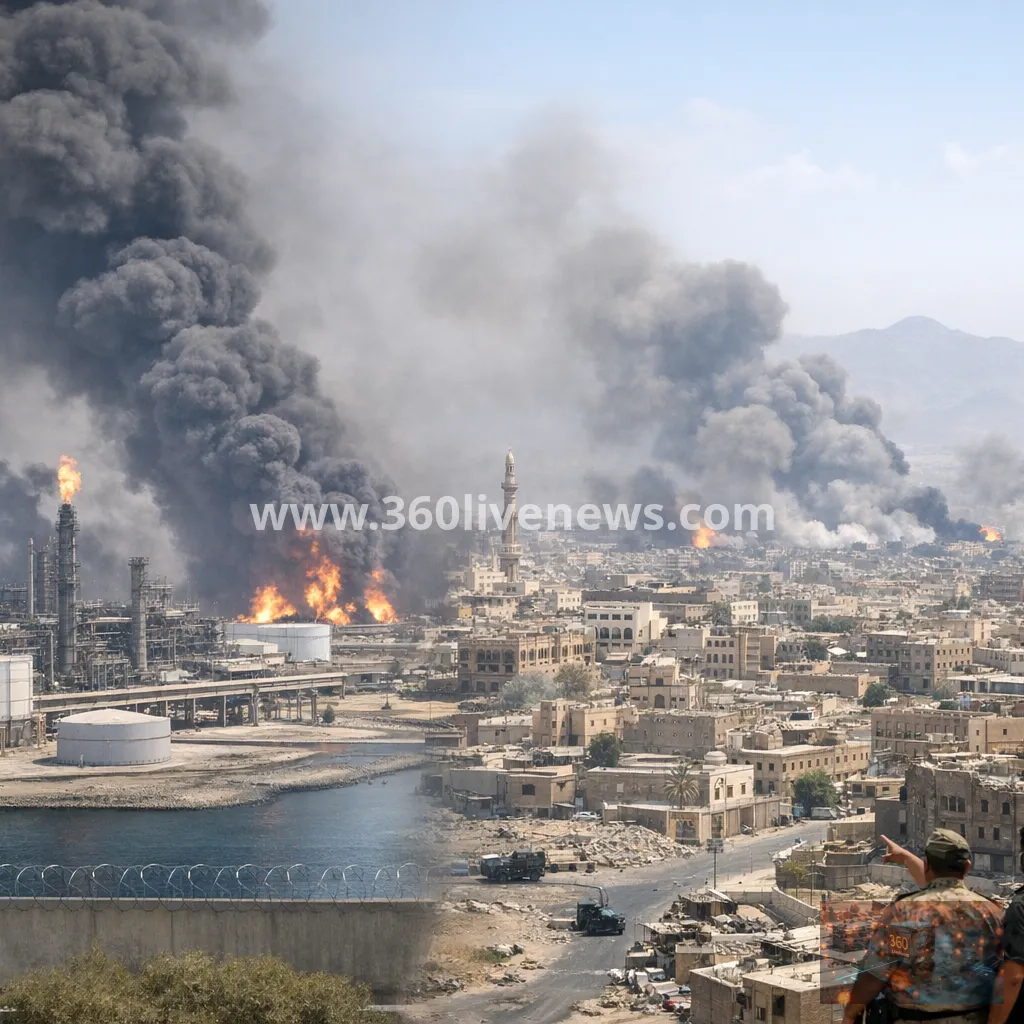 Yemen conflict escalates as Houthi strikes hit Aramco site and Saudi coalition targets Sanaa