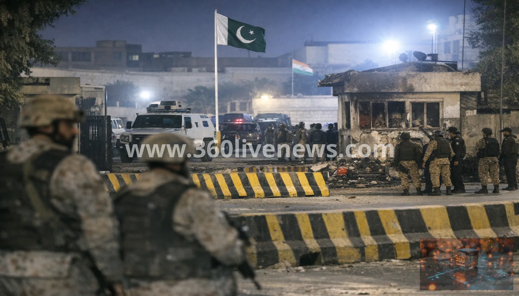 Karachi Rangers compound attack kills four as India rejects Pakistan blame claims