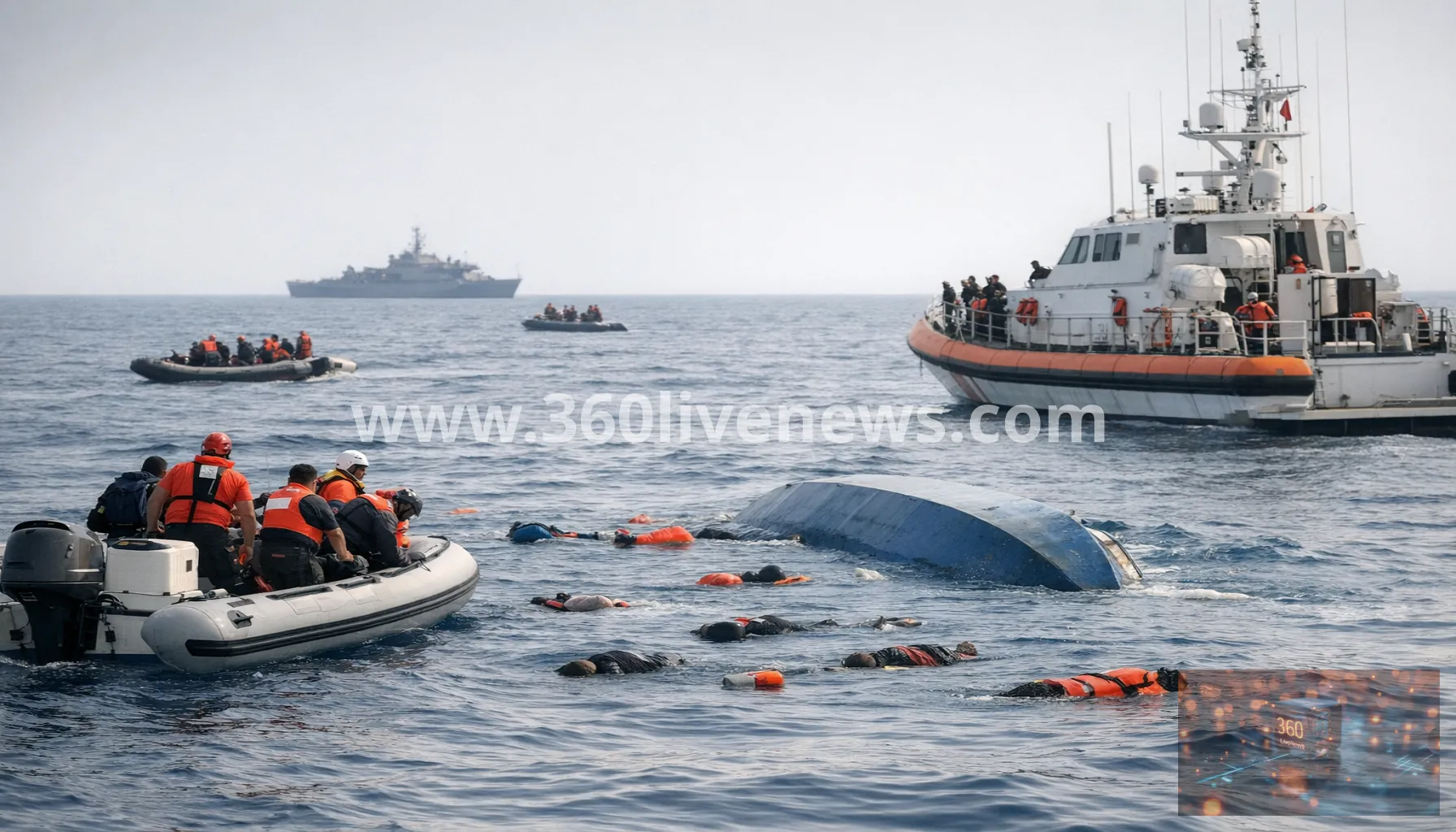 At least 10 dead after migrant boat capsizes near Malta