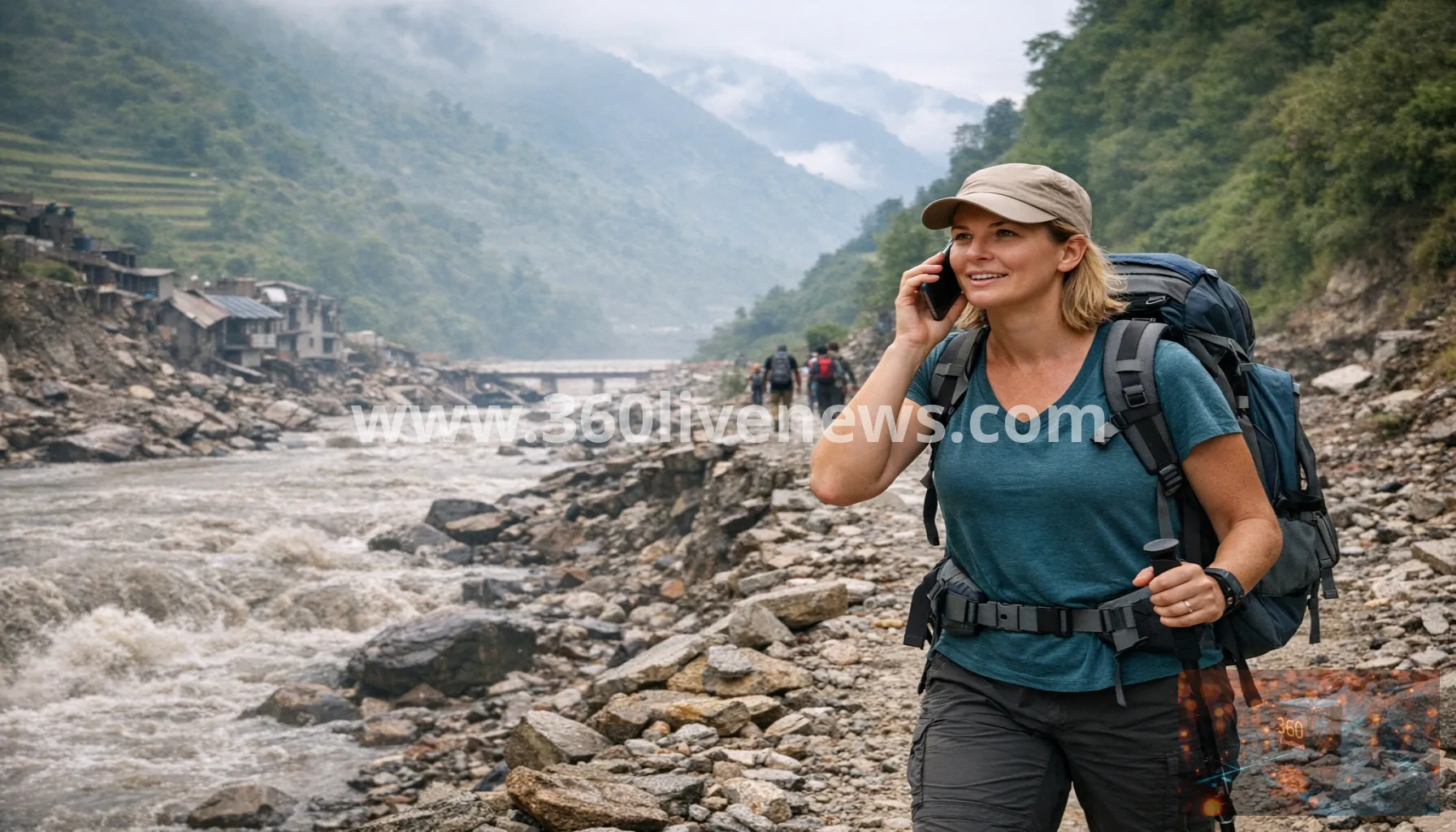 Australian hiker feared missing in Nepal flood zone contacts family while walking toward Kathmandu