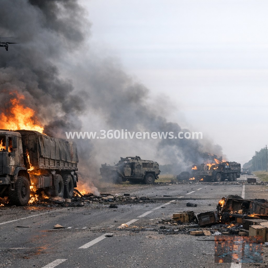 Ukraine steps up AI-drone strikes on Russian supply convoys in occupied south