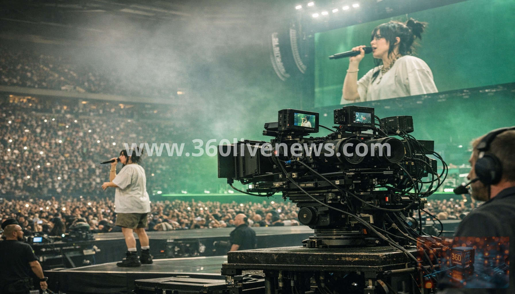 Billie Eilish and James Cameron premiere 3D concert film from Manchester shows