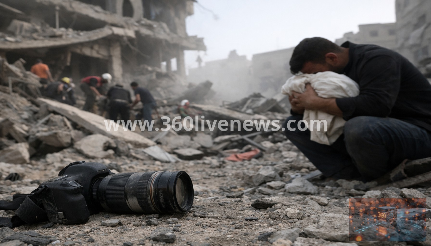 Gaza journalist killed hours after daughter's birth in Israeli air strike
