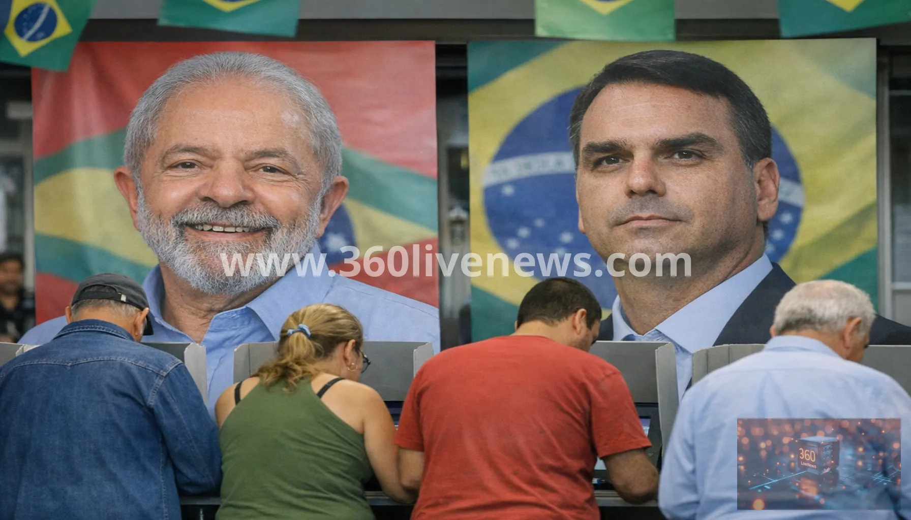 Brazil election polls show Lula and Flavio Bolsonaro deadlocked ahead of first round