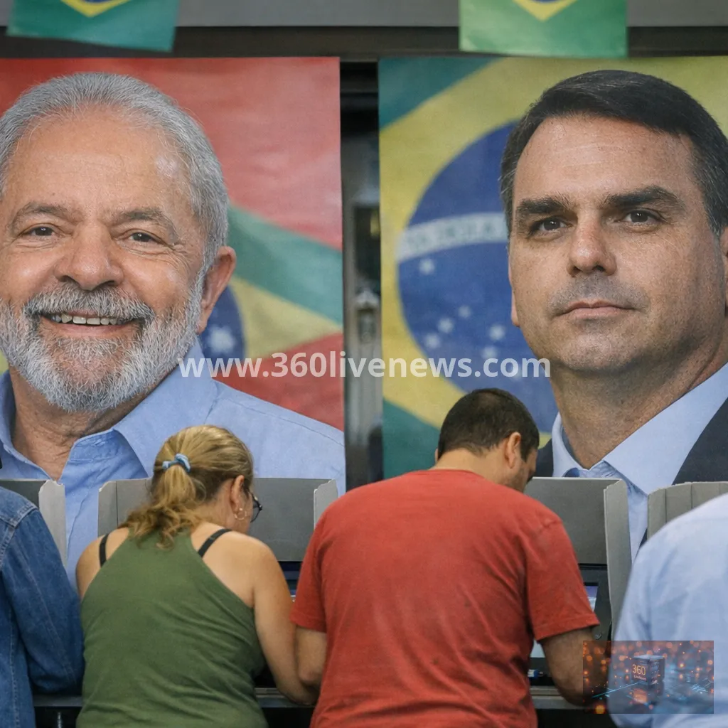 Brazil election polls show Lula and Flavio Bolsonaro deadlocked ahead of first round