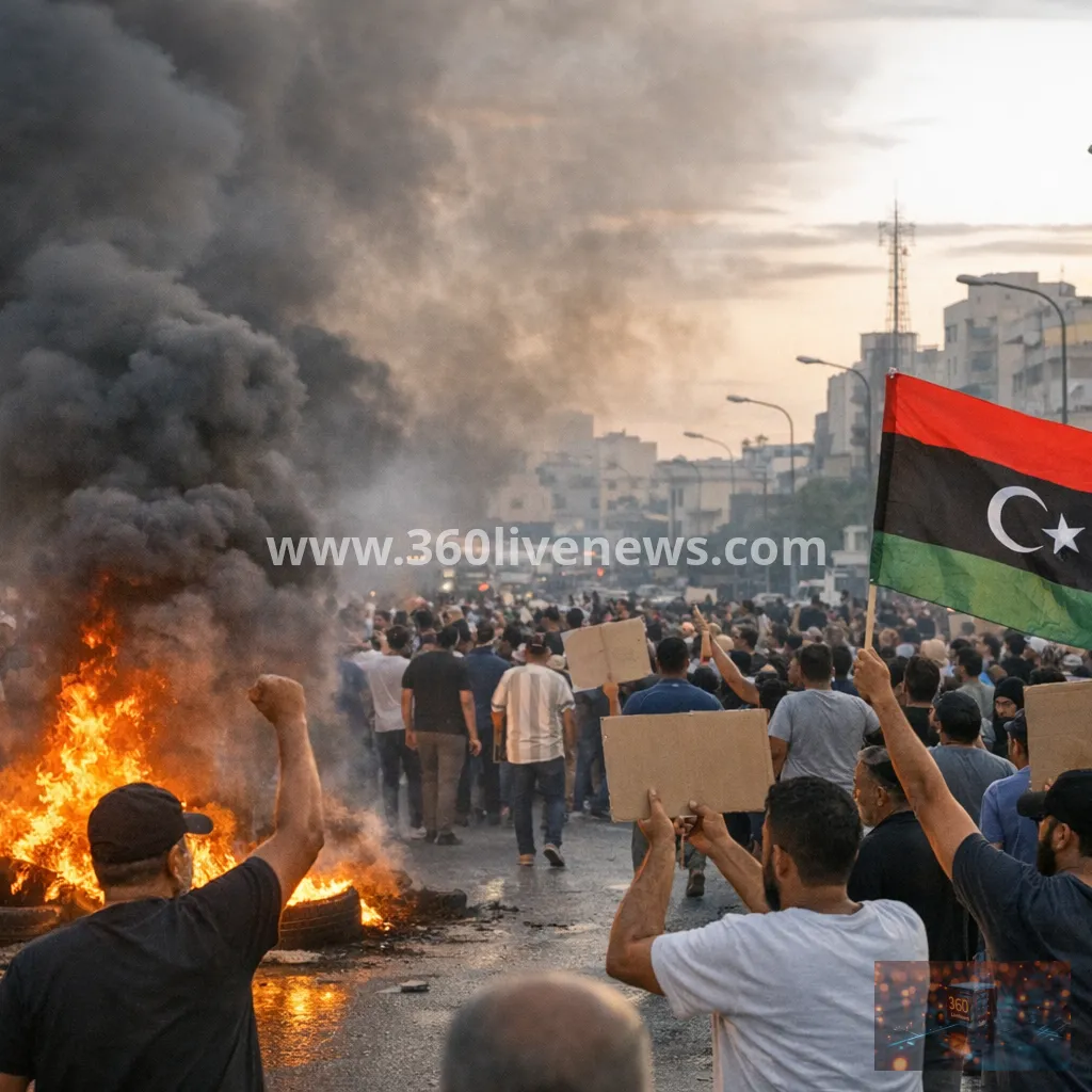 Protests spread across Tripoli over prolonged power cuts and high electricity rates