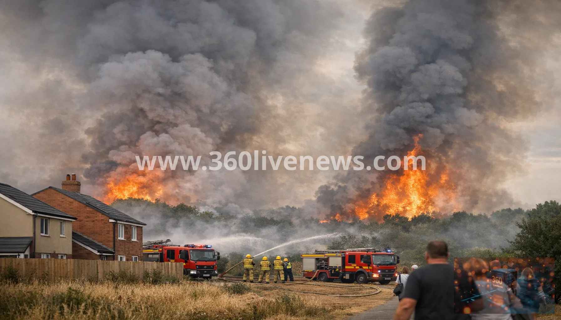 West Midlands wildfire spreads near Stourbridge as evacuations continue