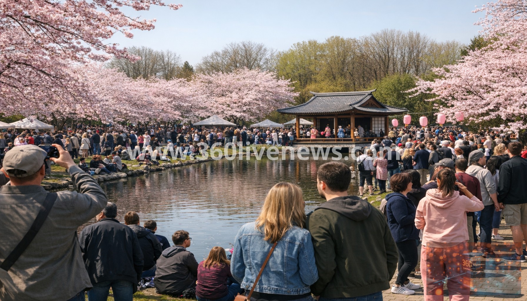 Cherry Blossom Festival in Berlin attracts many tourists this spring