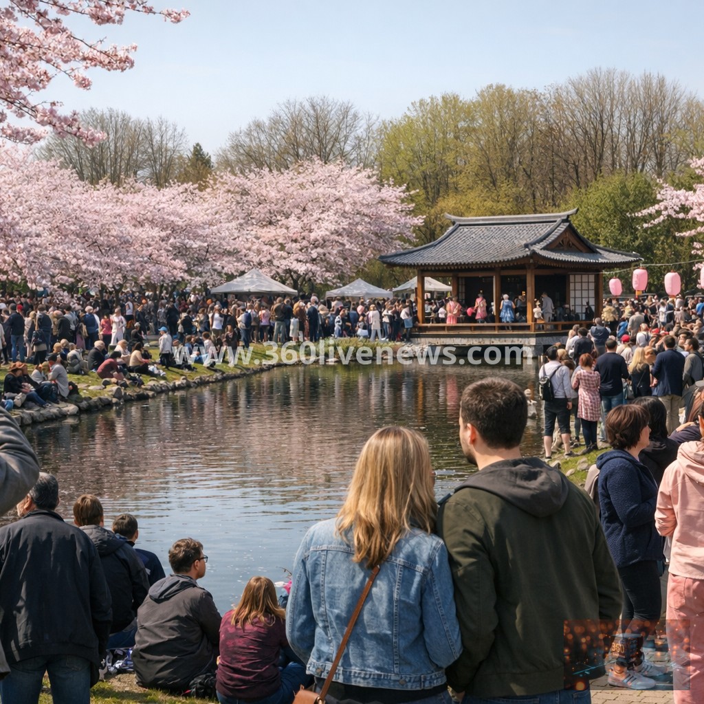 Cherry Blossom Festival in Berlin attracts many tourists this spring