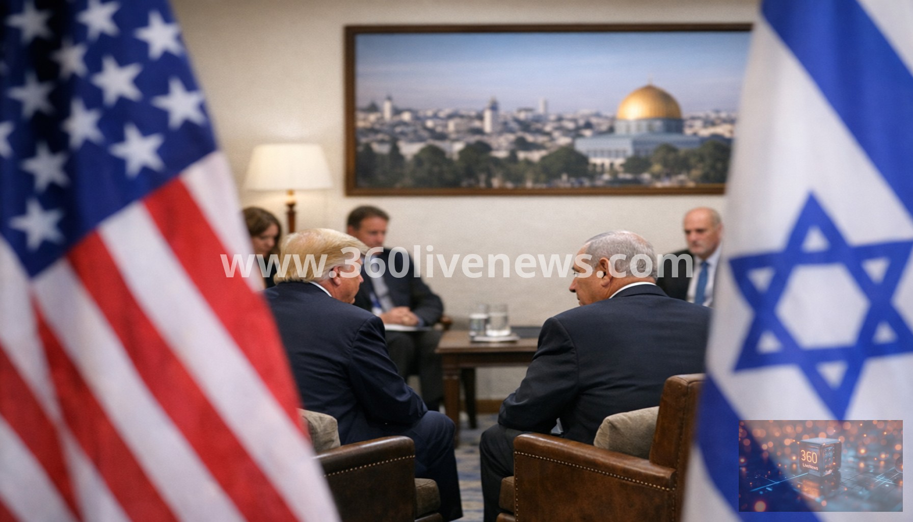 Trump endorses Netanyahu and warns the U.S. may have to act on Iran