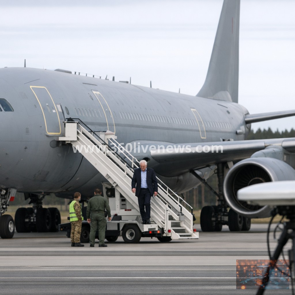 RAF jet carrying UK defence secretary had GPS signal jammed near Russian border