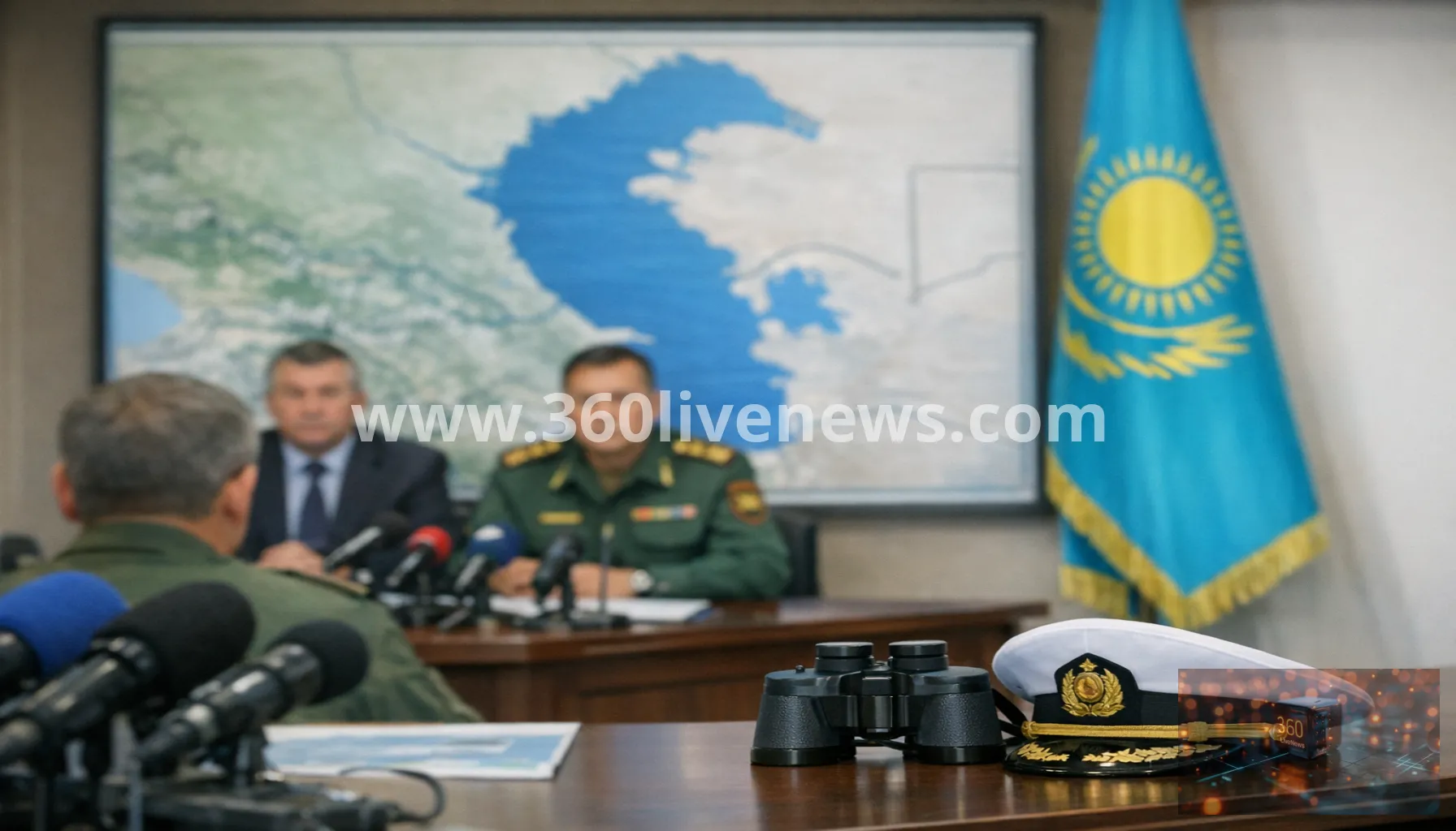 Nine Kazakh soldiers die in Caspian Sea training accident as search continues for 10 missing