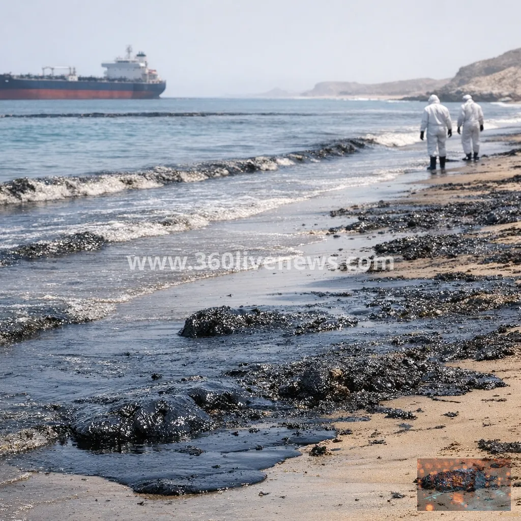 Oil spill from tanker off Oman reaches mainland beaches