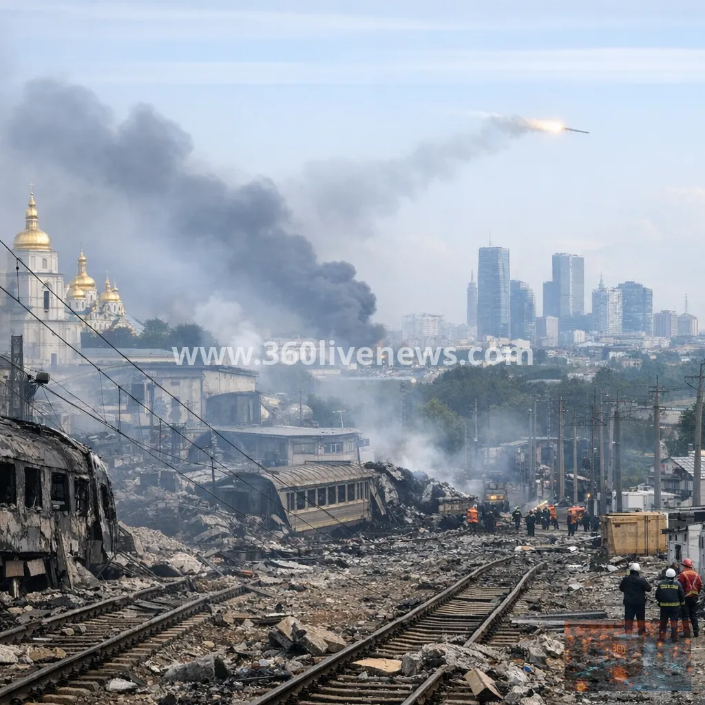 Kyiv school year begins under air raid alert after overnight missile strikes