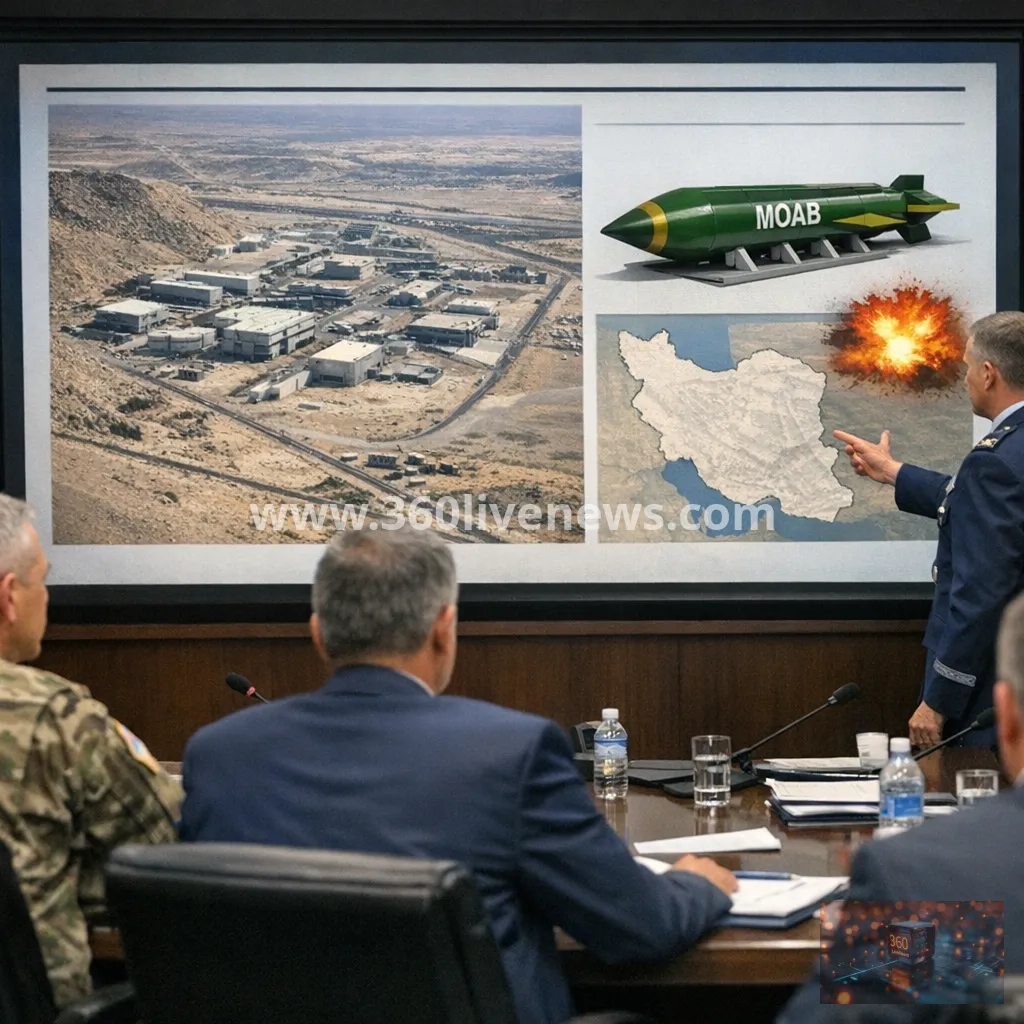 US military plans for possible strike on Iran using MOAB, report says