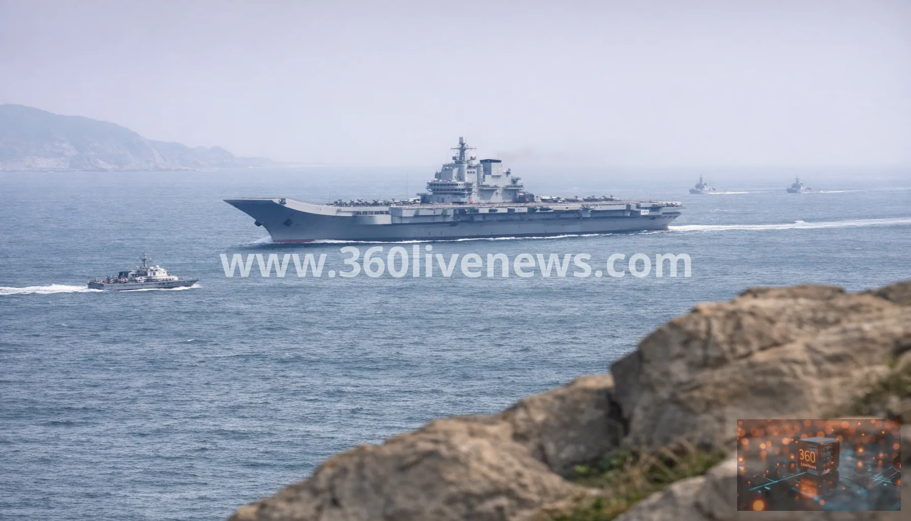 China's carrier Fujian crosses Taiwan Strait, Taipei says