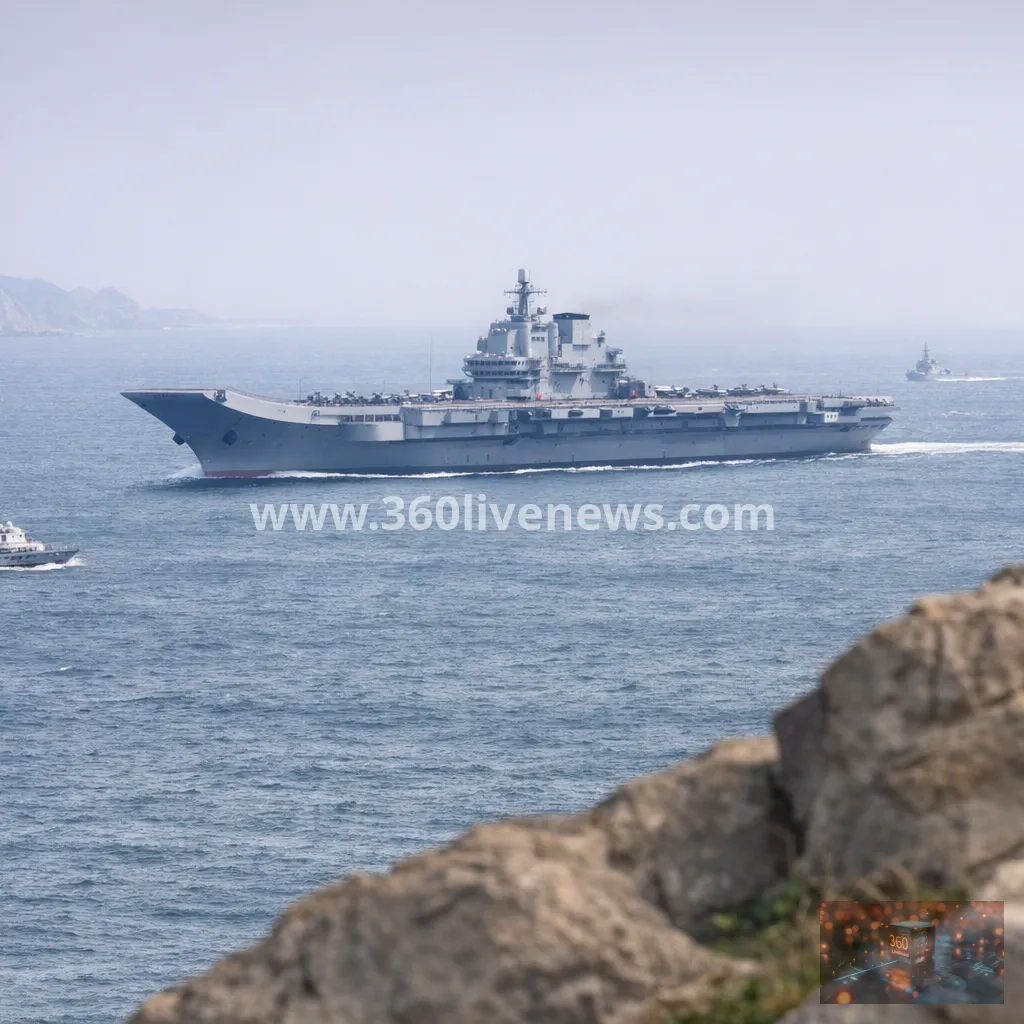 China's carrier Fujian crosses Taiwan Strait, Taipei says
