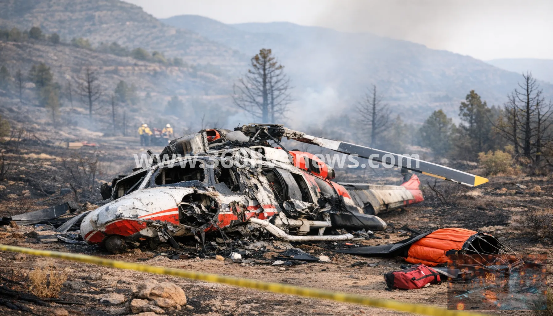 Pilot and crew member killed in Utah wildfire helicopter crash near Richfield