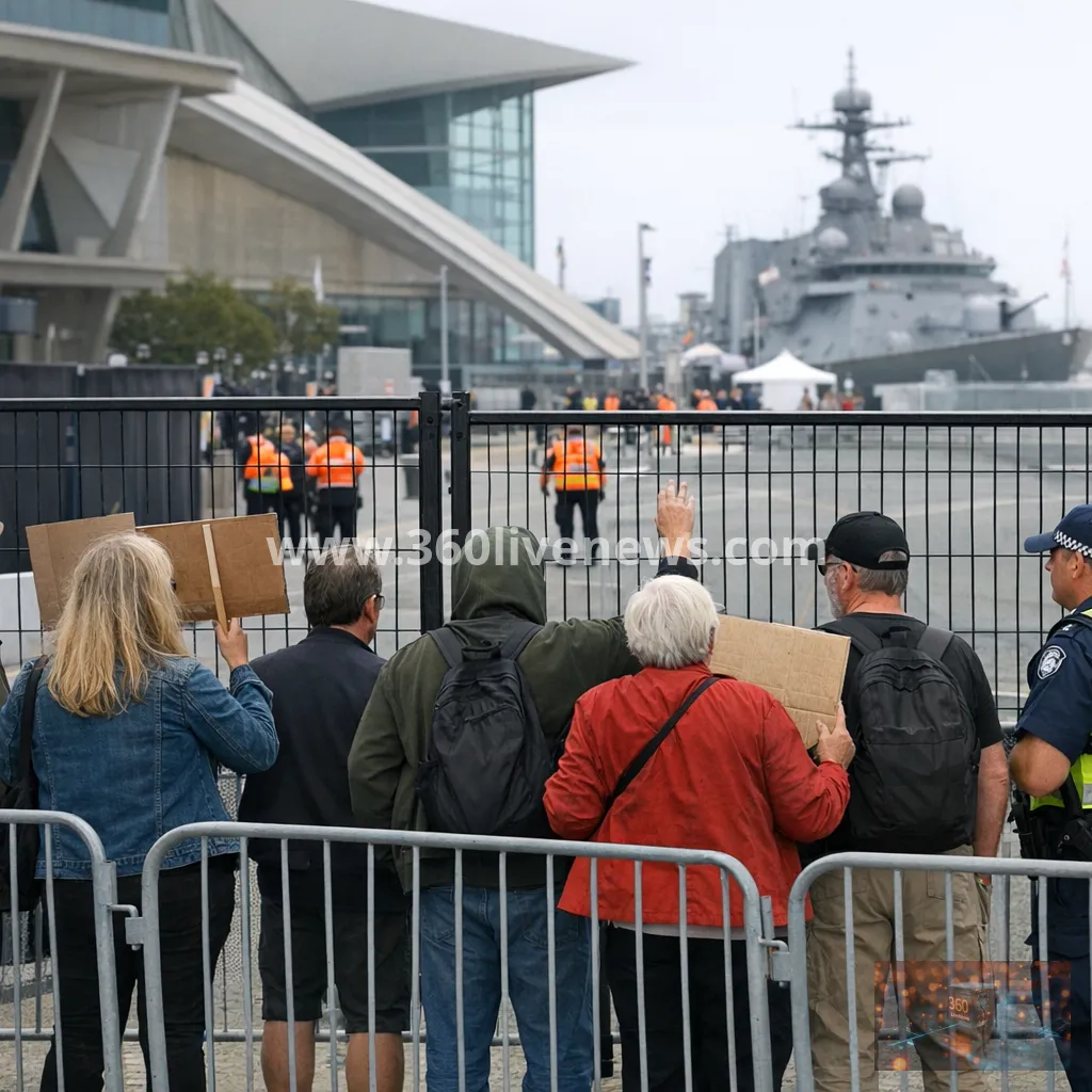 WA Police ban at least six protesters from Perth defence expo security zone