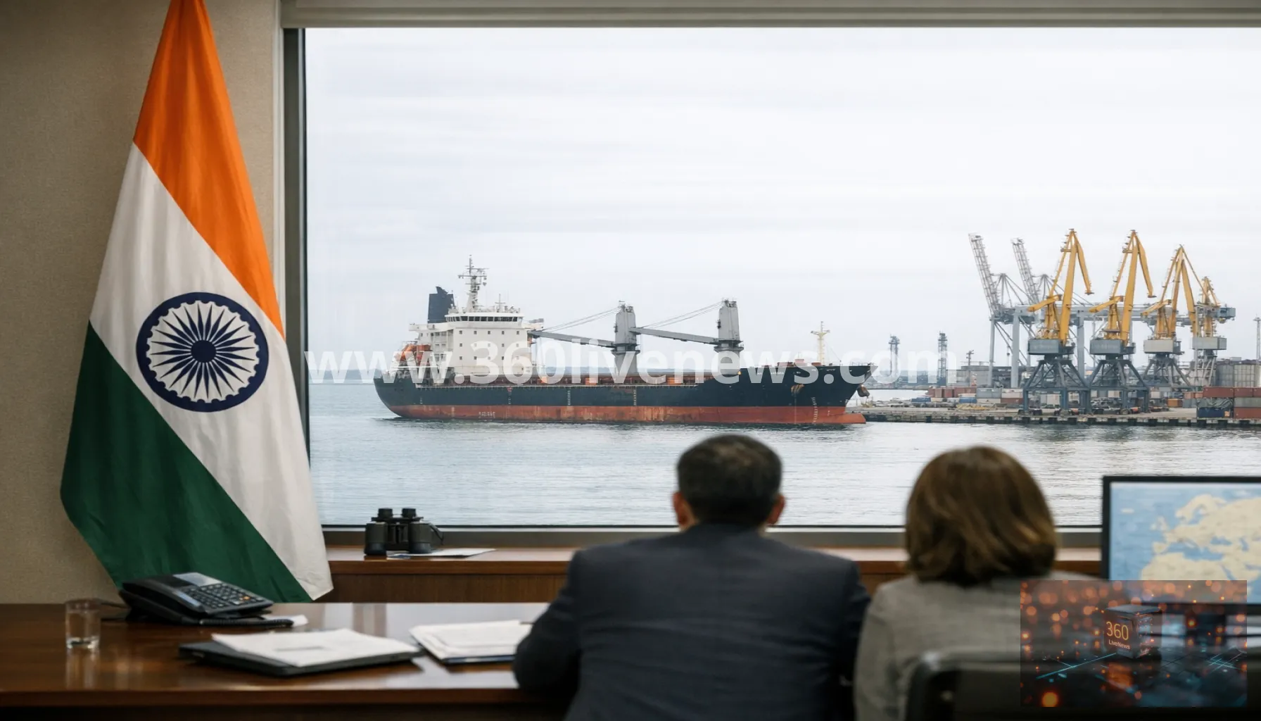 Indian Embassy monitors MV AMIR1 after drone and missile threats near Chornomorsk port