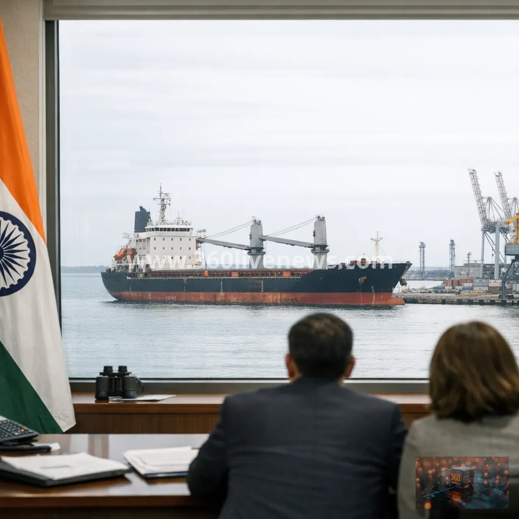 Indian Embassy monitors MV AMIR1 after drone and missile threats near Chornomorsk port