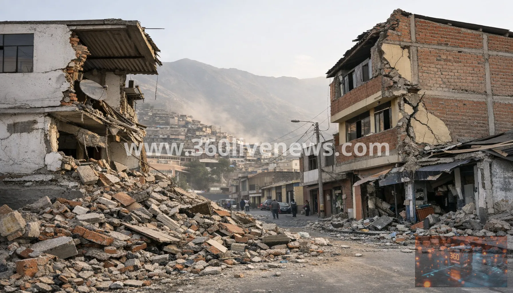 6.7-magnitude earthquake strikes southern Peru, injuring three and damaging buildings