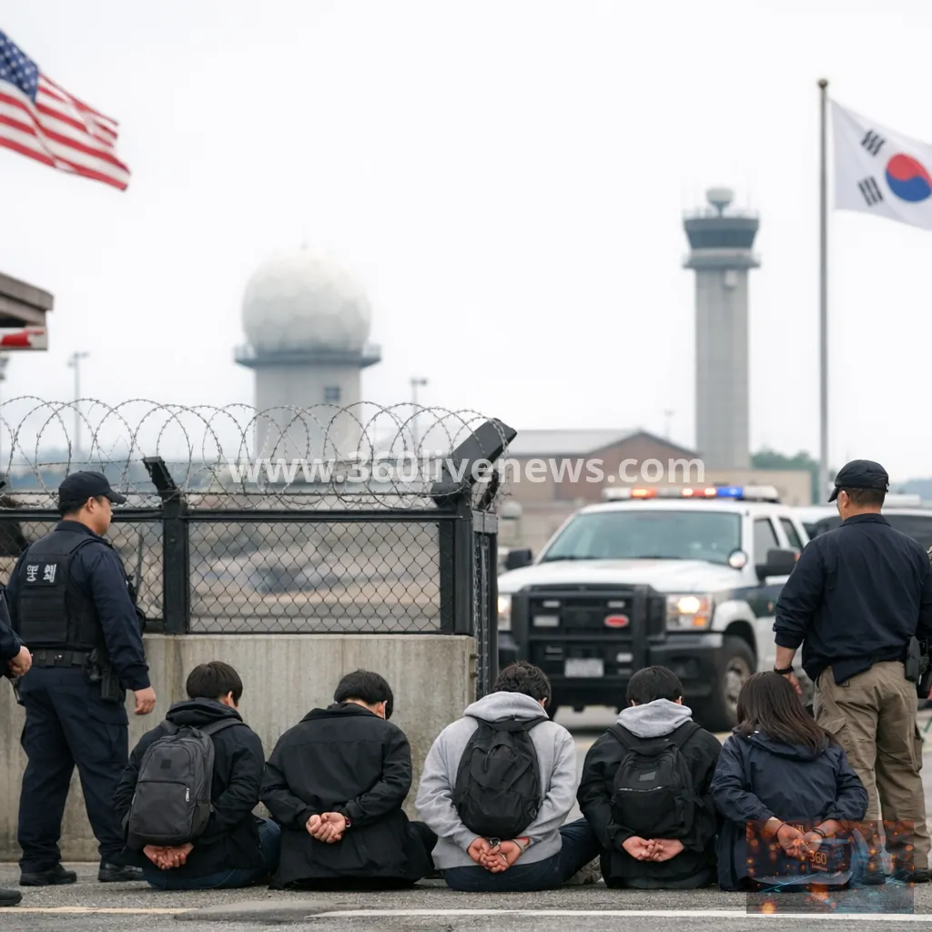 Eight South Korean students detained after Osan Air Base break-in attempt