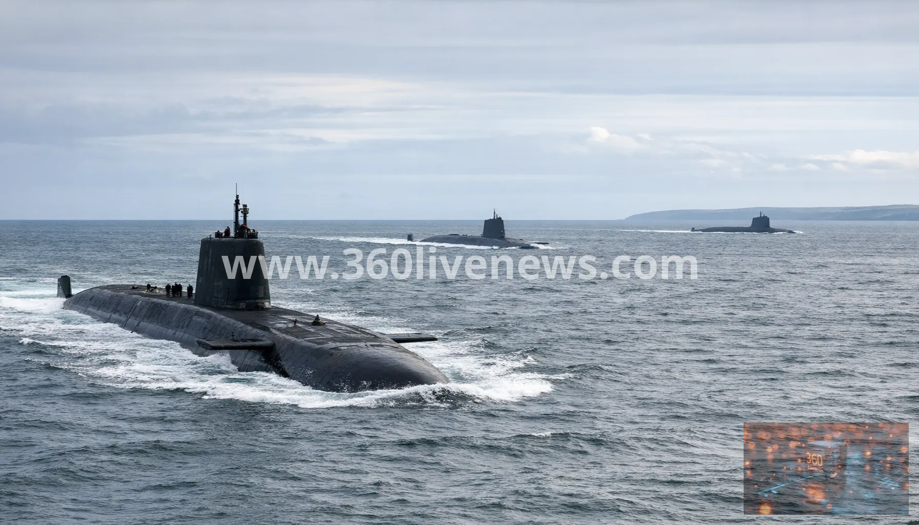 UK has three nuclear deterrent submarines at sea at once for first time in five years