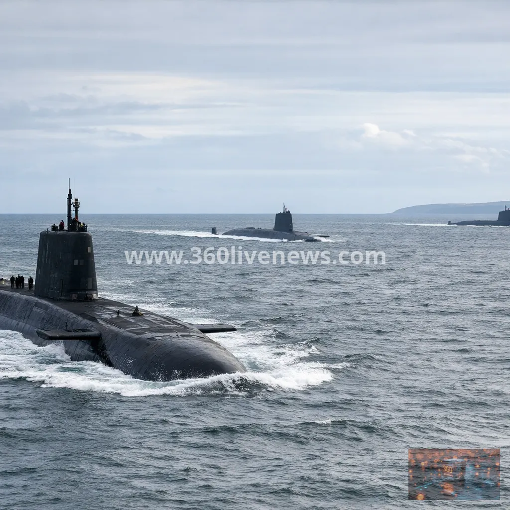 UK has three nuclear deterrent submarines at sea at once for first time in five years