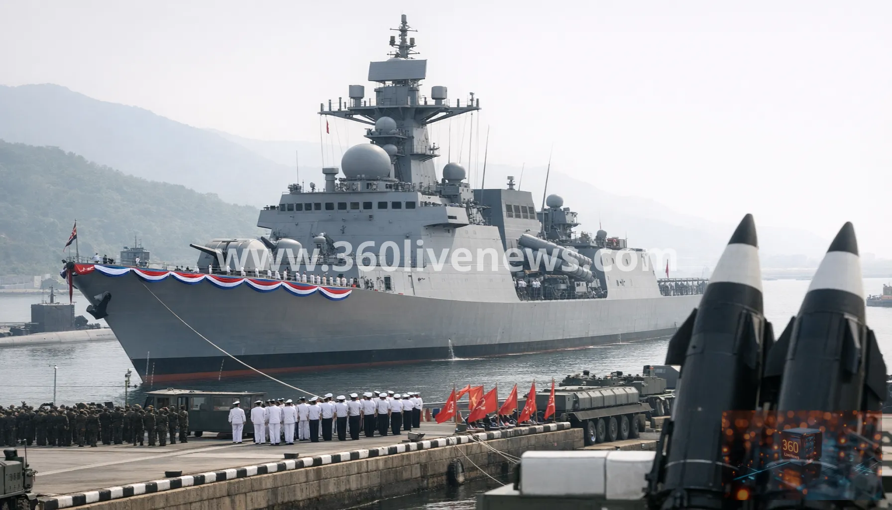 North Korea commissions 5,000-ton destroyer as Kim touts naval nuclear capabilities
