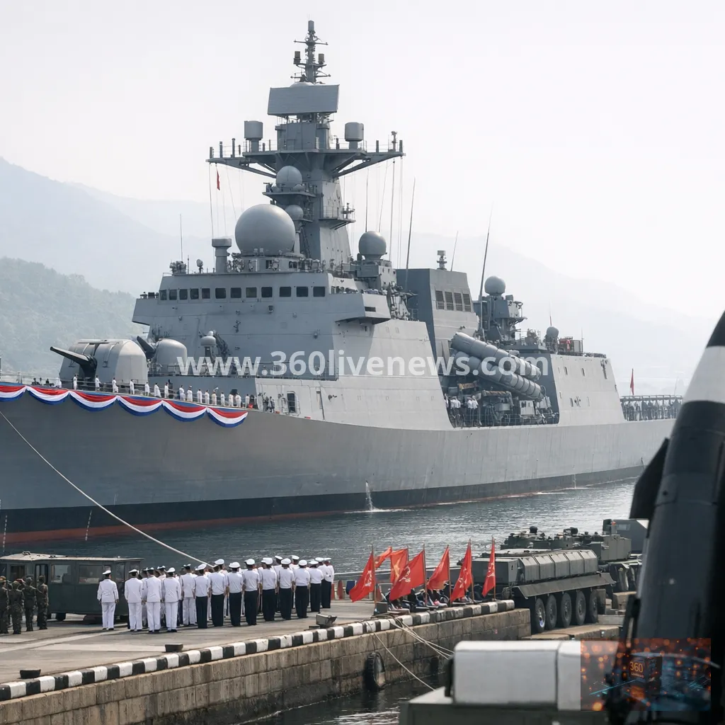 North Korea commissions 5,000-ton destroyer as Kim touts naval nuclear capabilities