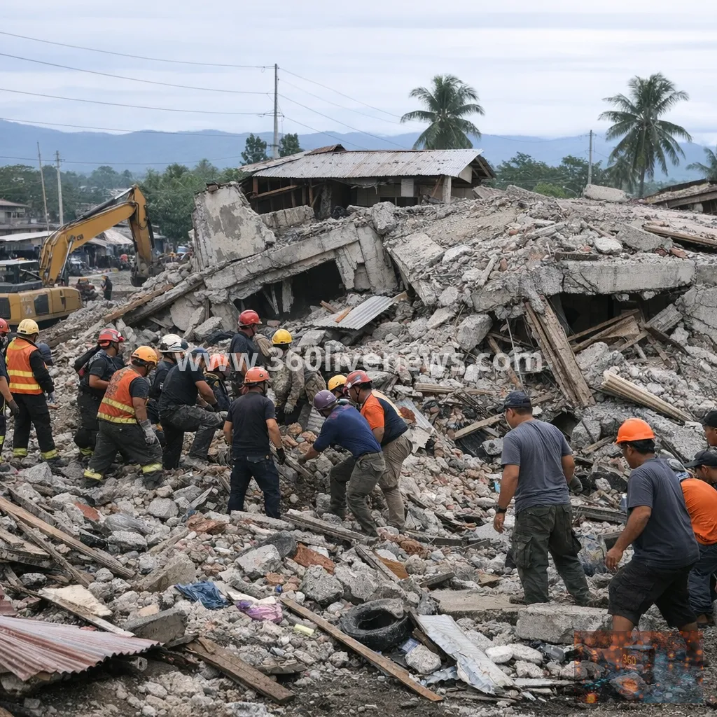 Philippines earthquake leaves at least 41 dead in Mindanao as aftershocks continue