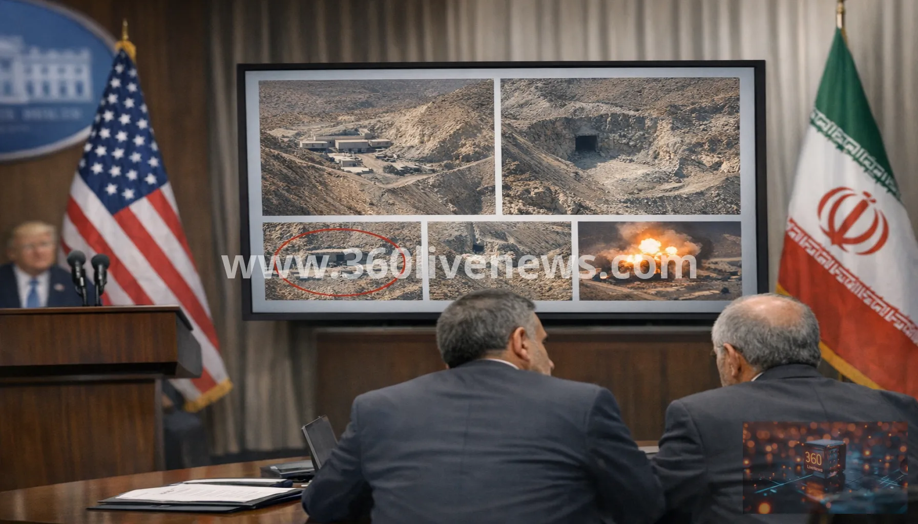 Trump threatens to bomb Iran's Pickaxe Mountain site amid fresh satellite images
