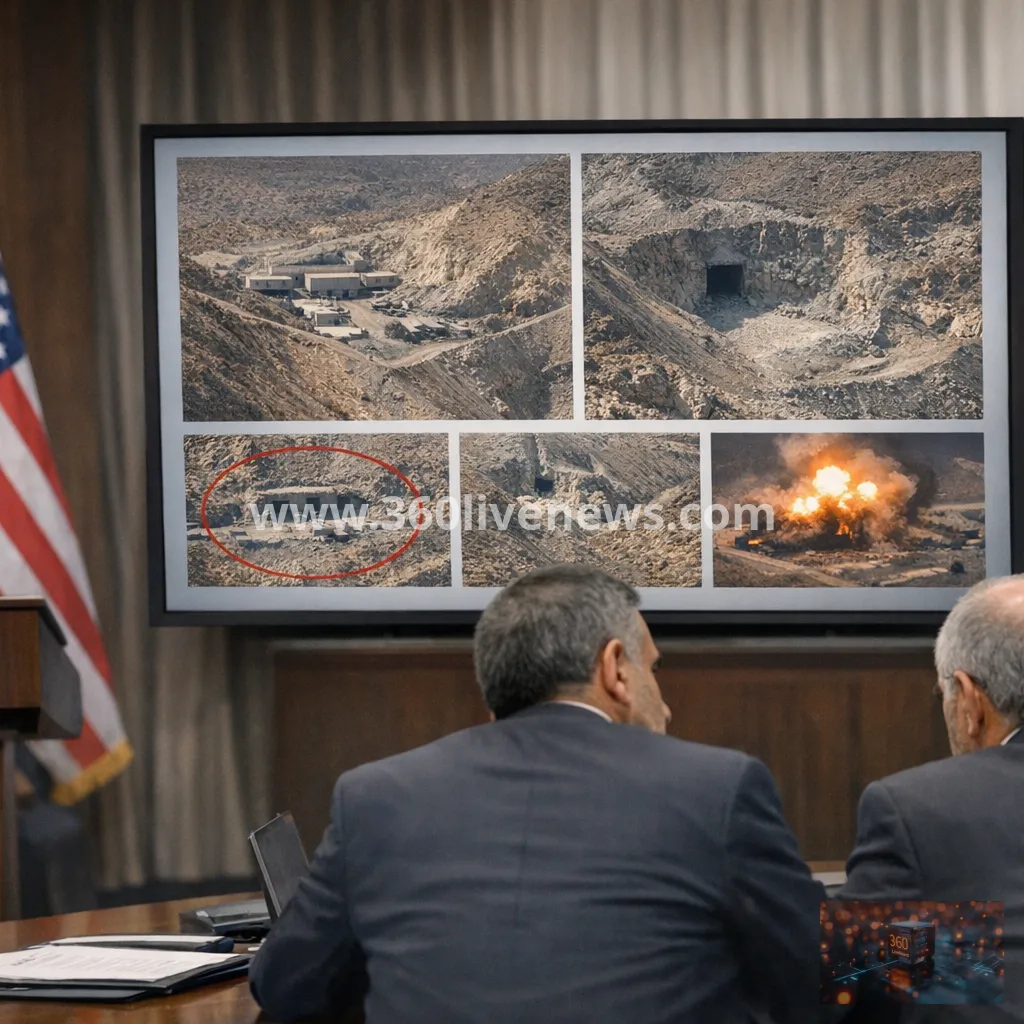 Trump threatens to bomb Iran's Pickaxe Mountain site amid fresh satellite images