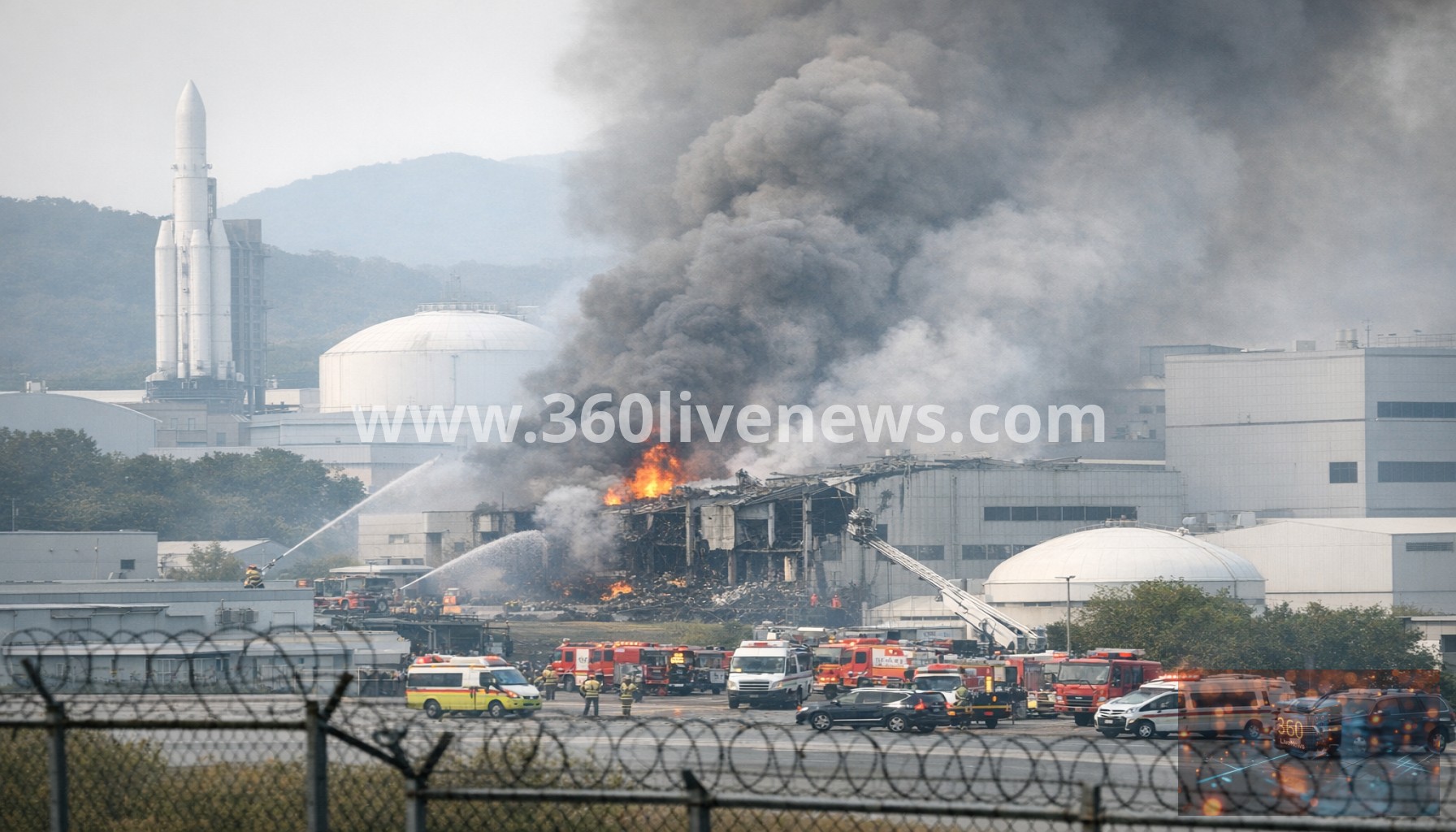 Five killed in explosion and fire at Hanwha Aerospace facility in Daejeon