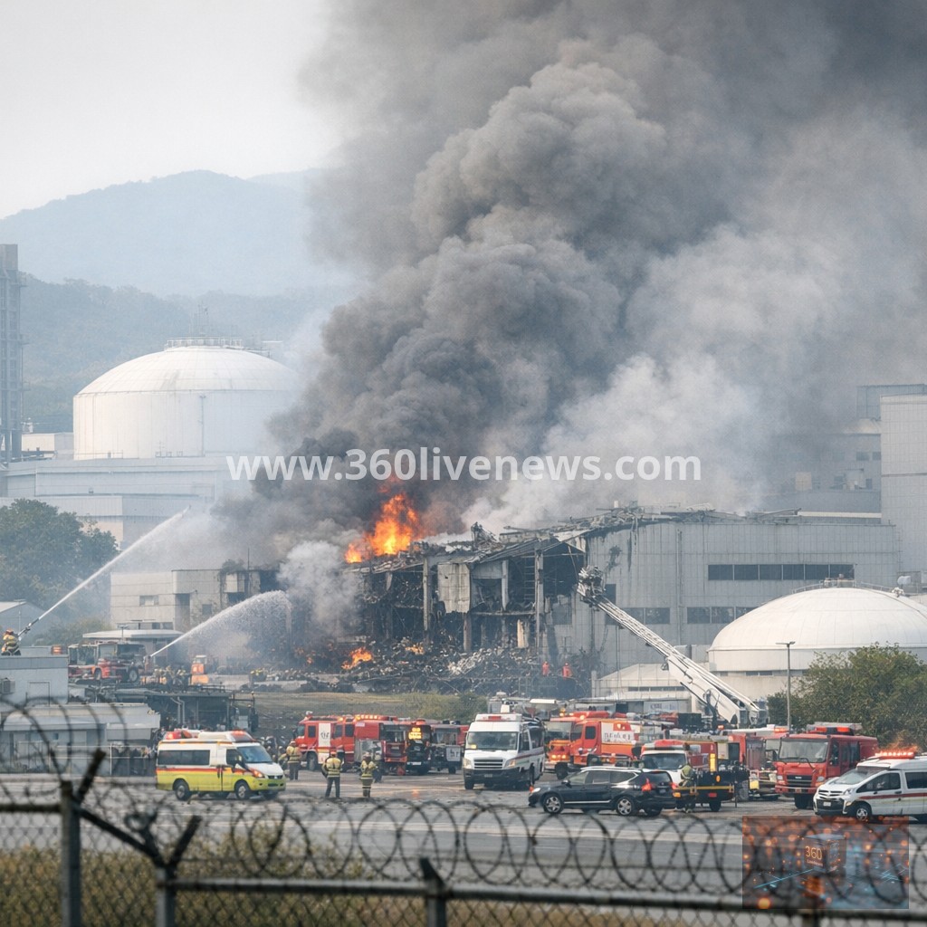 Five killed in explosion and fire at Hanwha Aerospace facility in Daejeon