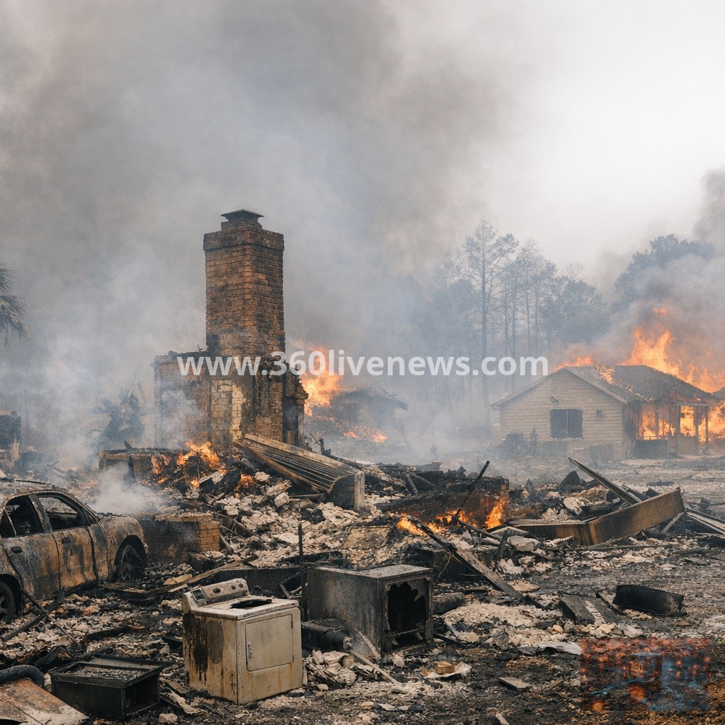 Wildfires in Georgia Destroy Homes and Trigger Evacuations
