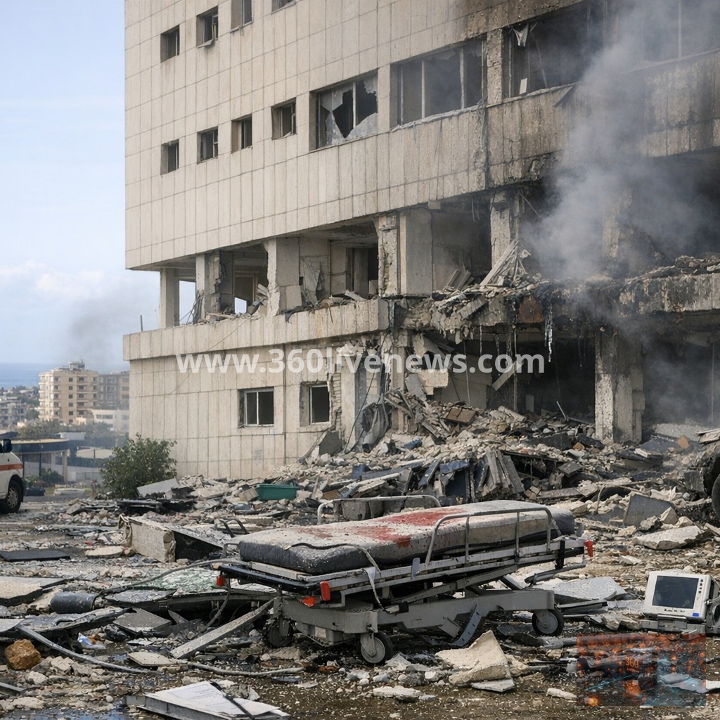 Israeli strikes damage hospital in Lebanon's Tyre amid fragile truce