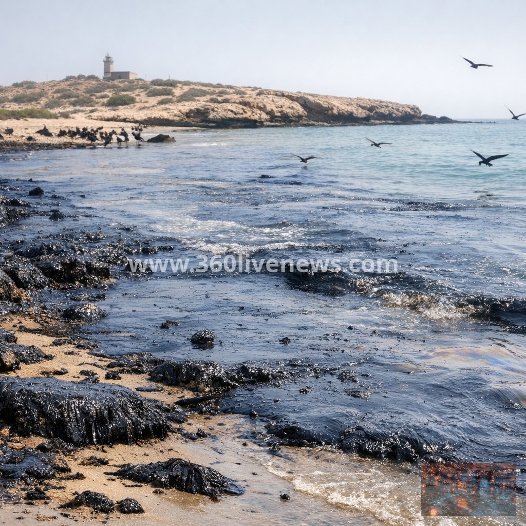 Oil slick reaches protected Shidvar island in Iran