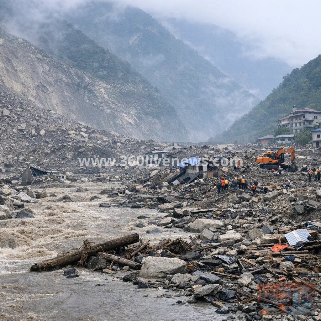 At least 22 dead and 384 missing as Nepal-Tibet flash floods worsen