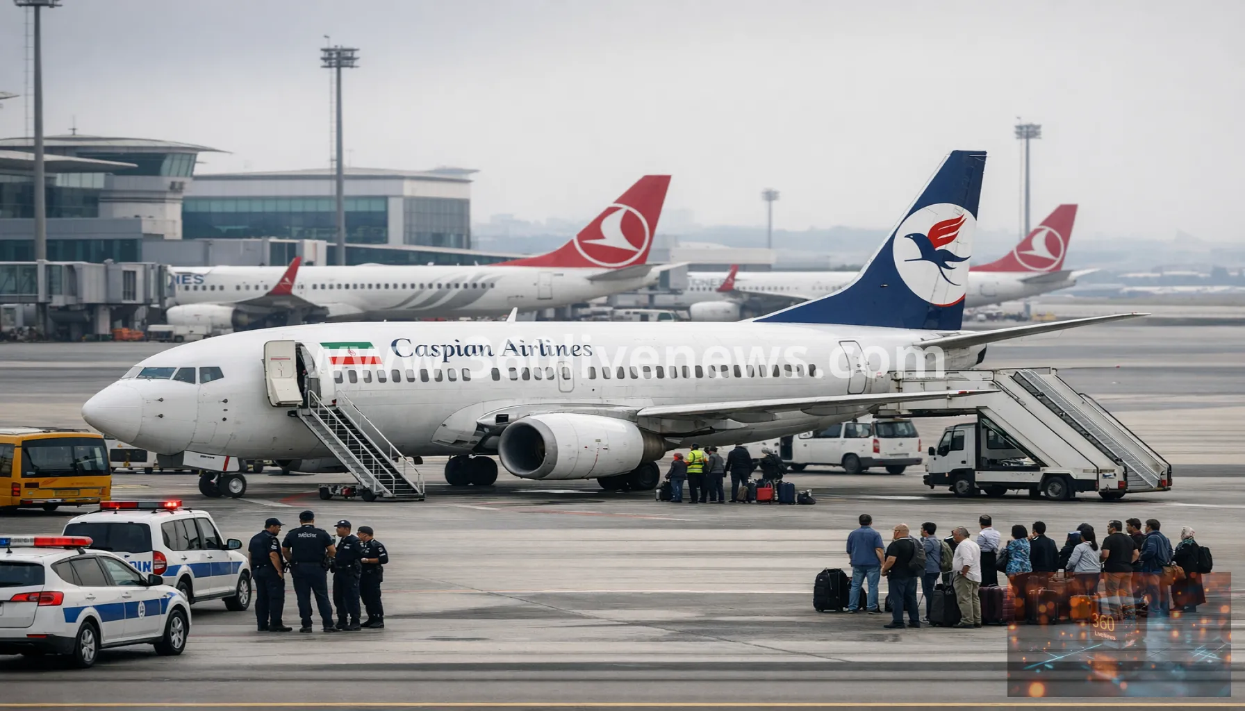 Iranian airliner seized at Istanbul Airport over debt claim, stranding passengers