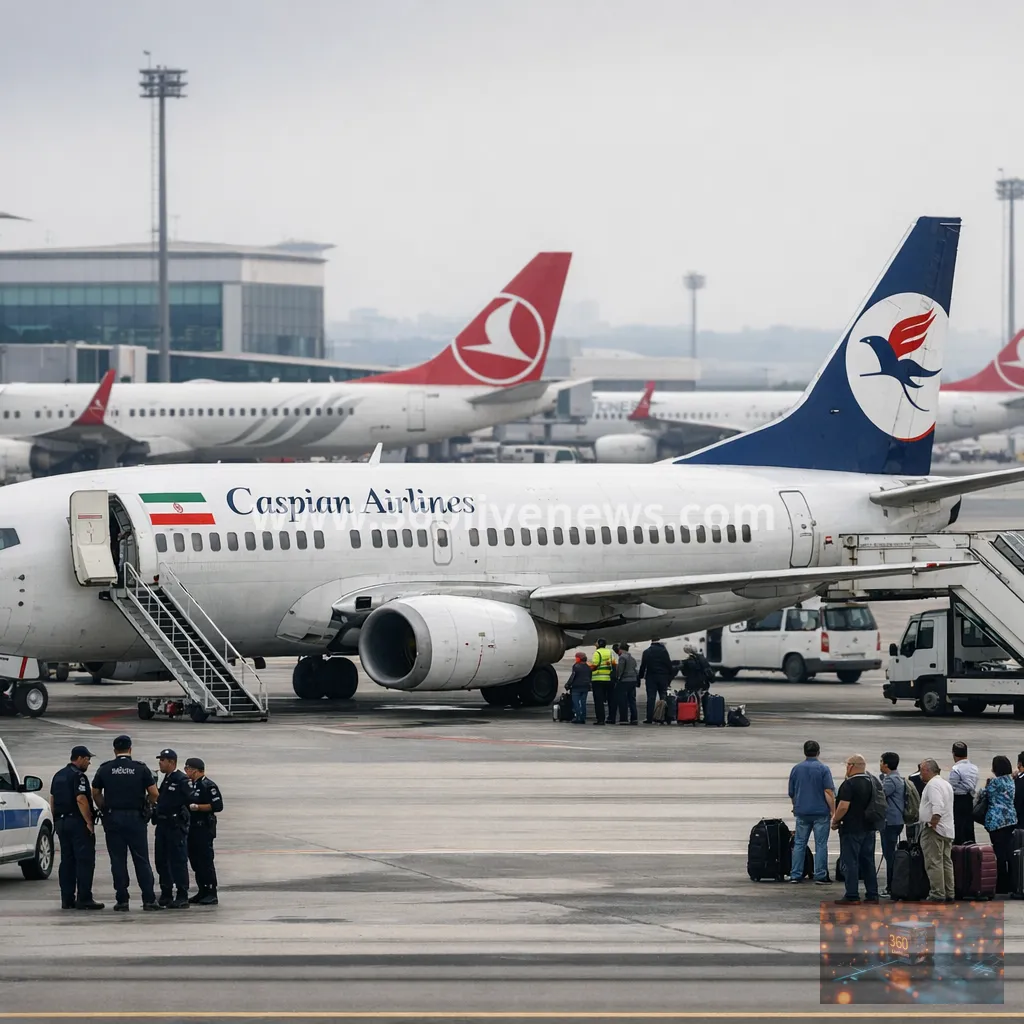 Iranian airliner seized at Istanbul Airport over debt claim, stranding passengers