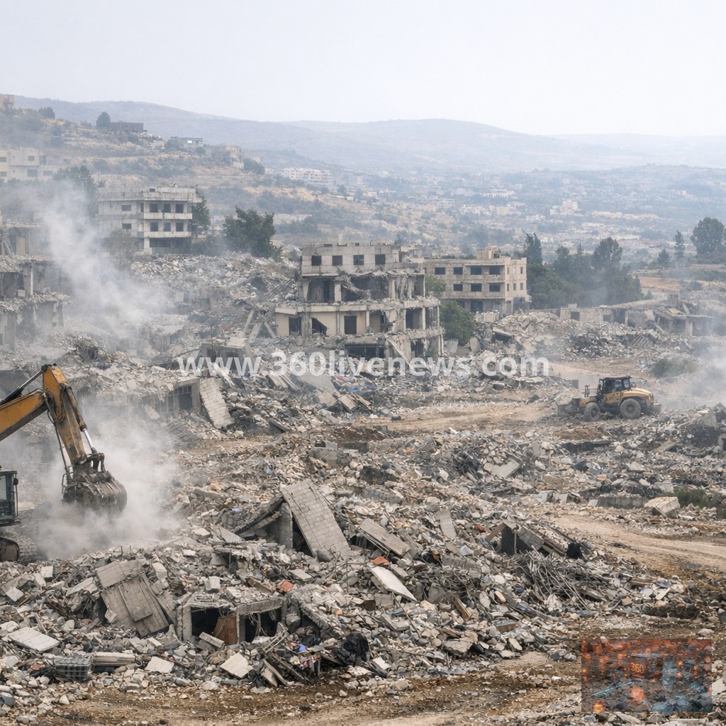 Israeli demolitions devastate southern Lebanese towns