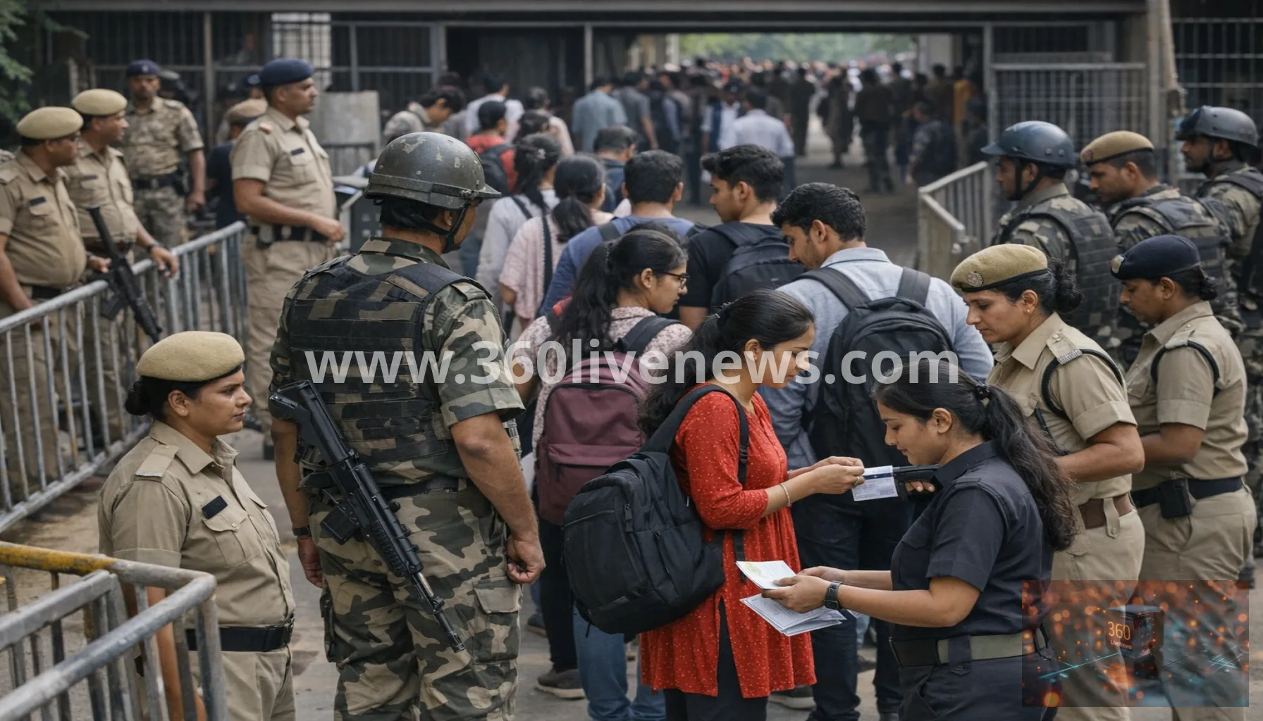India's NEET medical exam resit takes place under heavy security after leak allegations and protests
