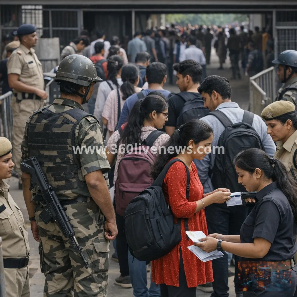 India's NEET medical exam resit takes place under heavy security after leak allegations and protests