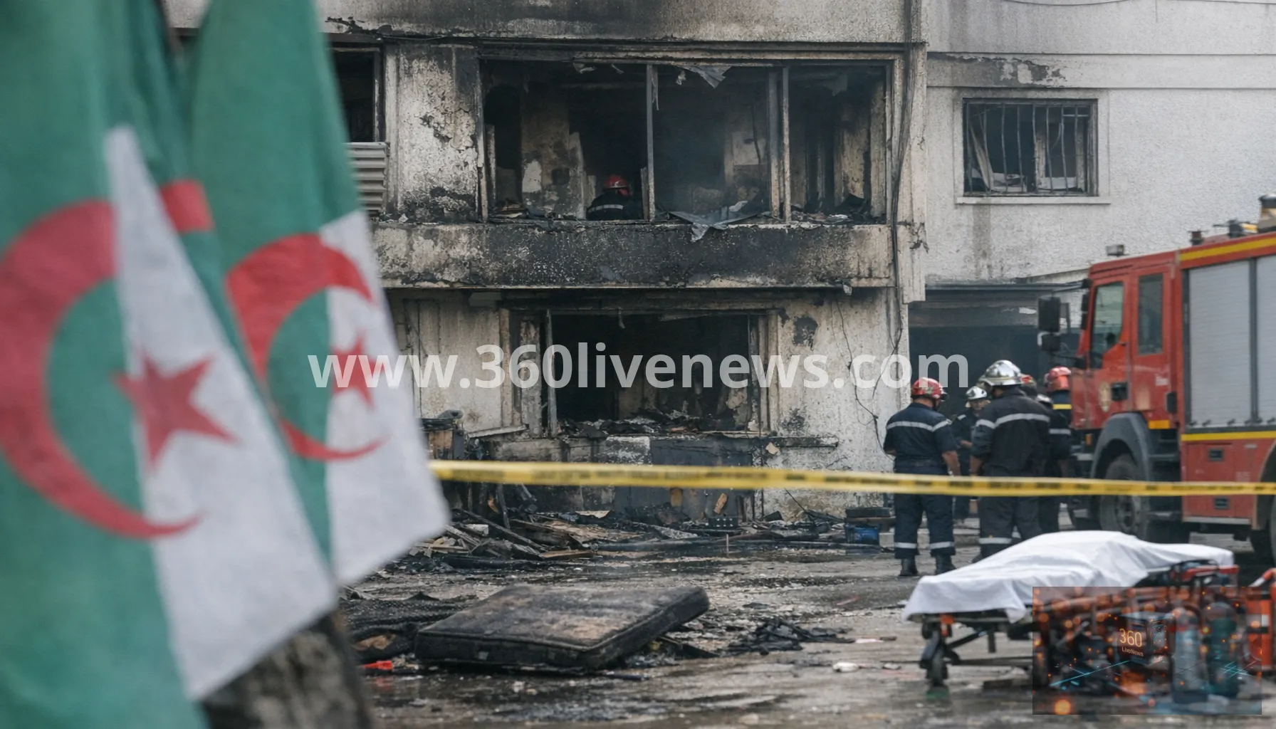 Eleven die in fire at foster care facility in Algiers