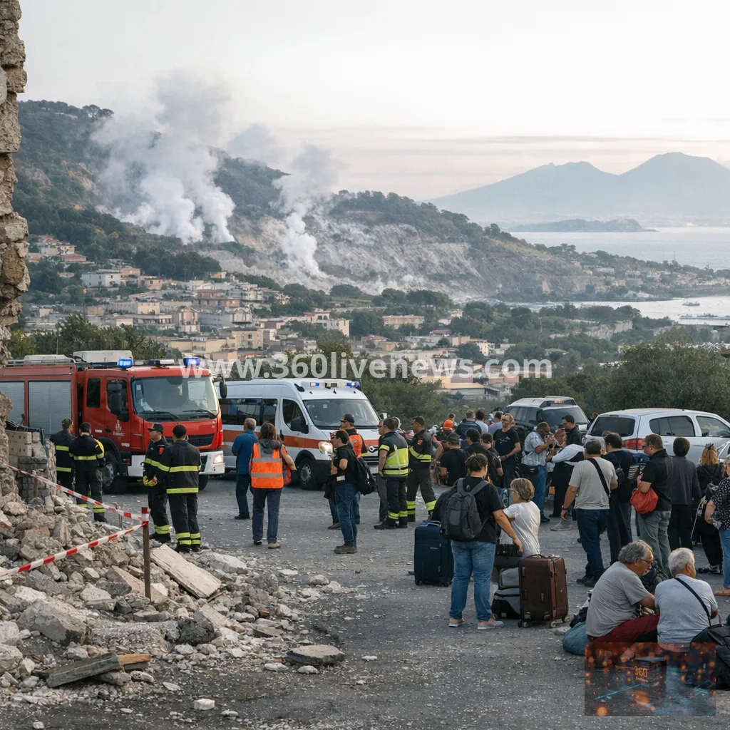 Strong earthquake near Naples injures scores and triggers evacuations in Campi Flegrei