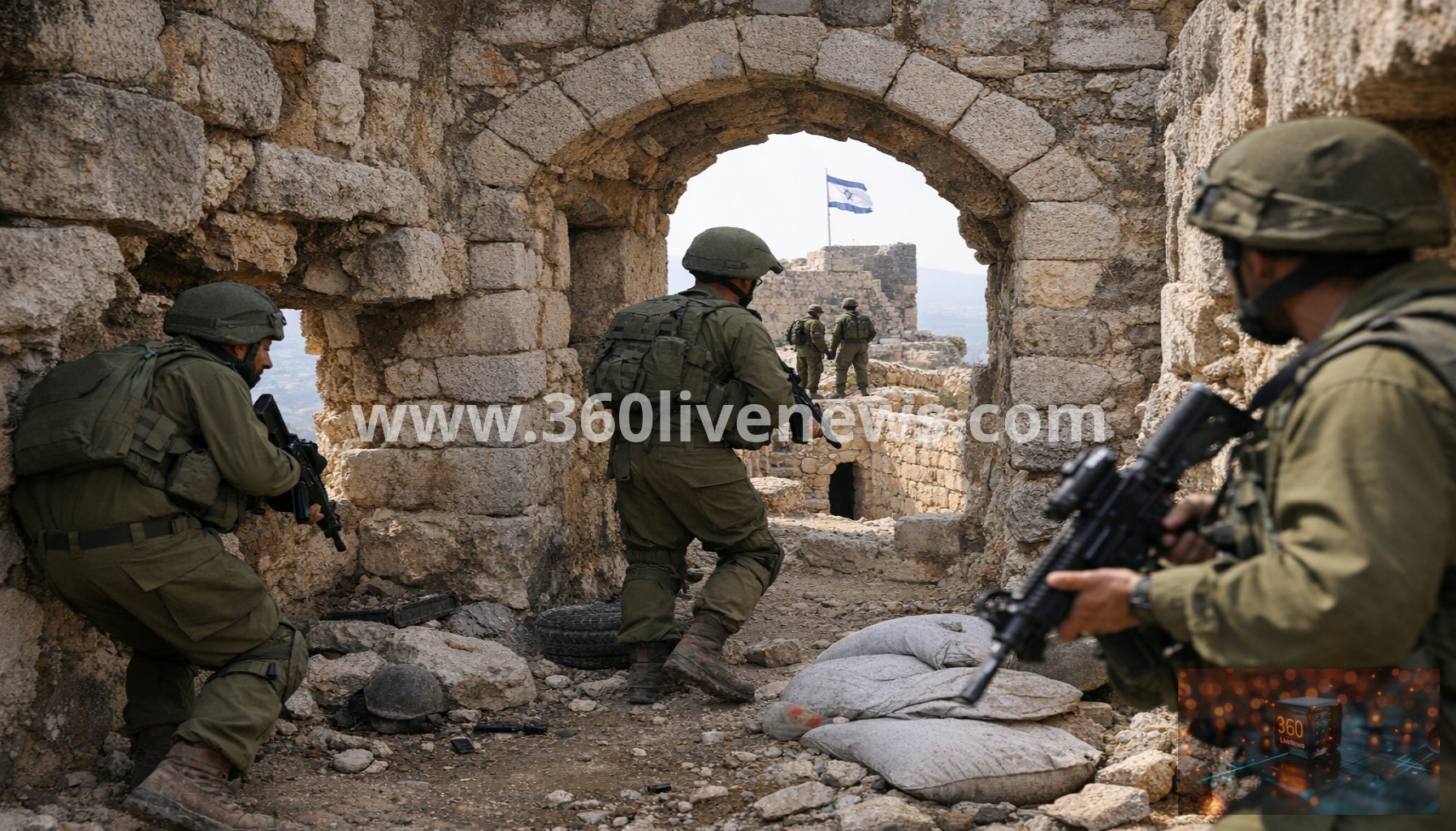 Israeli troops seize Beaufort Castle in southern Lebanon incursion